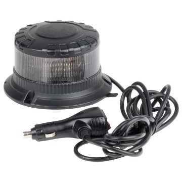 LED beacon / dakflitser - Oranje - R10 / R65 - 16 LED - Magneet - Dark edition