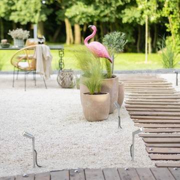 4x LED grond spot - 12V - 1,5 Watt - Complete set