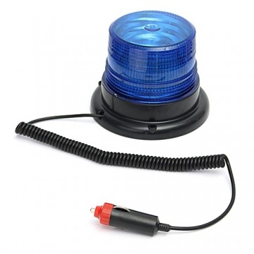 BLAUW dak zwaailicht 60 LED - magneet bevestiging