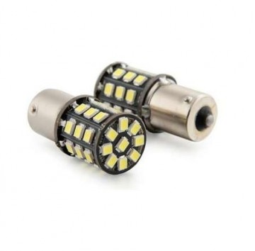 BA15S LED 33-SMD 2835 - 12V LED lamp WIT