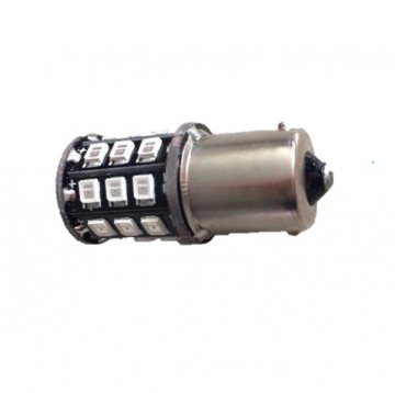 BA15S LED 33-SMD 2835 - 12V LED lamp WIT