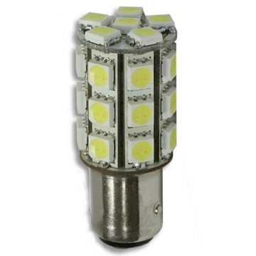 BA15S LED 27-SMD 5050 - 12V LED lamp WIT