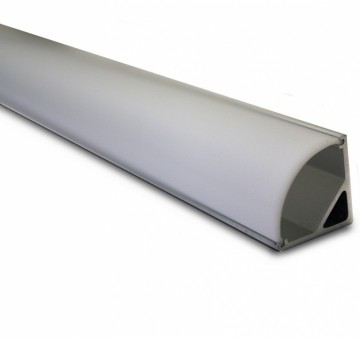 1 meter - hoek - LED profiel - aluminium