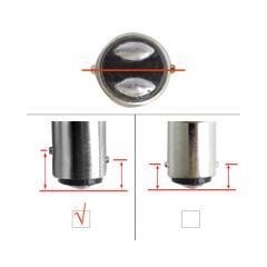 BAY15D LED 13-SMD 5050 lamp 12v wit