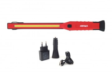 Looplamp Oplaadbaar - thuislader + autolader - 300 lumen