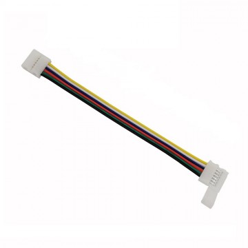 Click-Click connector kabel - RGB CCT - 6 aderig - 12mm