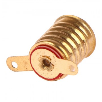 10 stuks e10 schroef type koperen lampen basis lamp kleine elektrische kraal lamp houder thuis experiment1