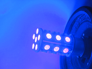 BA15S LED 13-SMD BLAUW 5050 - 12V LED lamp