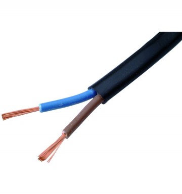 Neopreen buitenkabel - 2 x 1,00mm - 100 meter op rol