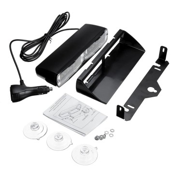 Dashboard flitser - WIT - 17 patronen - 16 LED