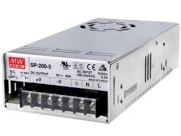 12volt 16,7A Output 200 watt, forced air cooling