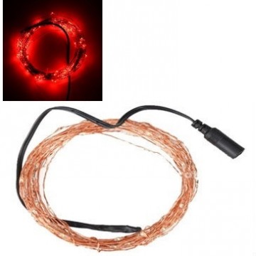 5 meter - Rood - LED verlichting - 12 volt - ultra dun