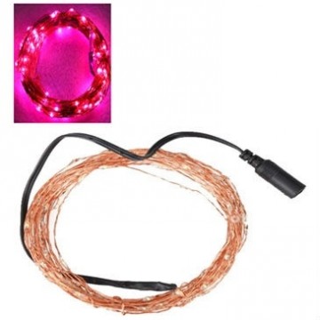 10 meter - Roze - LED verlichting - 12 volt - ultra dun