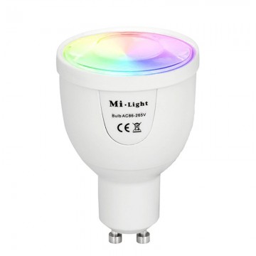 Mi light Wifi lamp - Gu10 - Kleur + Warm/ koud wit