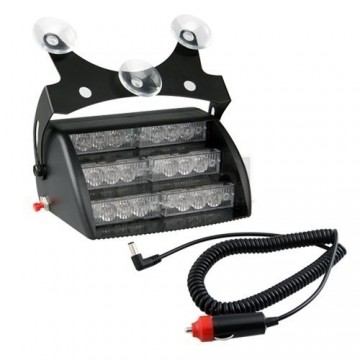 WIT 18 LED Dashboard flitser zwaailamp