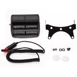 WIT 18 LED Dashboard flitser zwaailamp