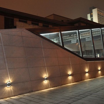 8x LED tuinpad spot - 12V - 3 watt - 36mm - complete set10