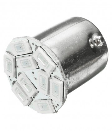ORANJE - BA15S - LED - 9 SMD - 1156 - 12V
