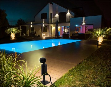 LED WiFi Buitenspot - 3 Watt - RGB + koud wit