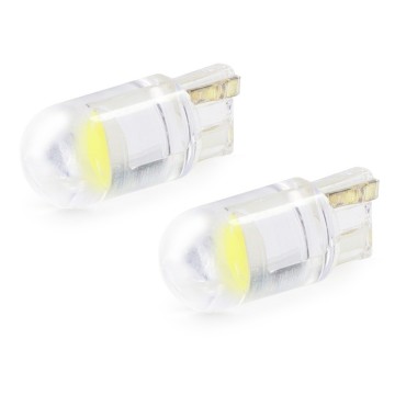 T10 - COB LED wit - 12V - 2 stuks