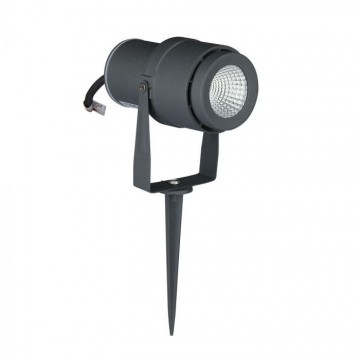 220 Volt - Tuinlamp - Warm Wit - 12 Watt - Grijze Behuizing - Grond spot