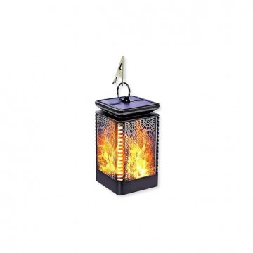 Solar LED lantaarn - Flame effect - Met schemersensor