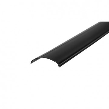 LED Profiel 2 meter - Met zwarte diffuser - 22mm HOEK DESIGN C - ZWART