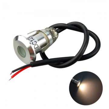 LED terrasverlichting - 21mm - 0.5 Watt - 3000K
