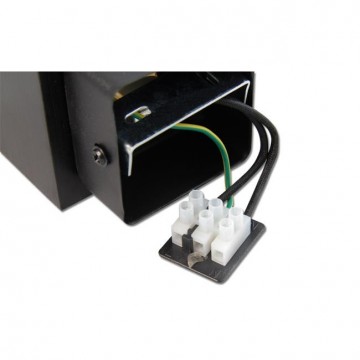 G9 LED wandlamp - 7W - Aluminium - Zwart + goud