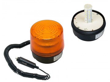 ORANJE magneet zwaailicht - 12V - IP65
