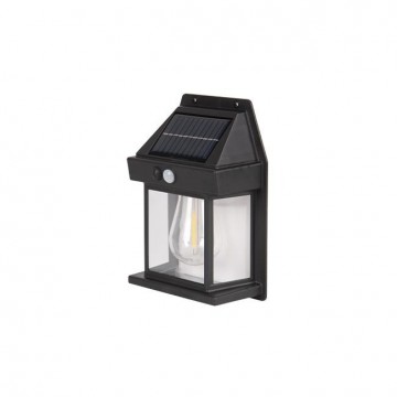LED solar wandlamp - Schemer + bewegingssensor - Warm wit
