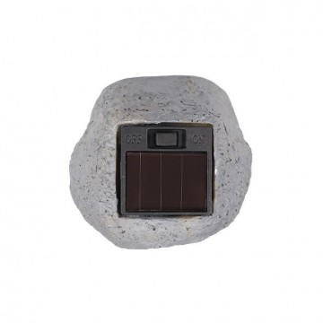 Solar tuin decoratielamp - 9cm - Koud wit - Schemersensor