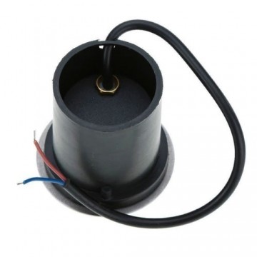 LED grondspot - tuinpad 4 kanten - 42mm - warm wit - 3W - Zwart