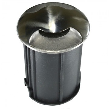 LED grondspot - tuinpad 2 kanten - 51mm - warm wit - 3W