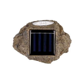 Solar tuin decoratielamp - 15cm - Warm wit - Schemersensor