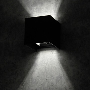 LED gevellamp G9 - 5W - Zwart