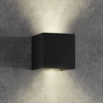 LED gevellamp G9 - 5W - Zwart