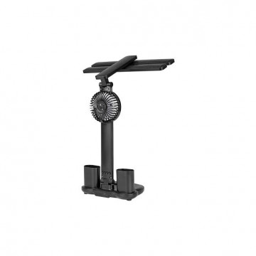 LED dimbare bureaulamp - CCT - Met ventilator en klok