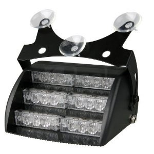 BLAUW 18 LED Dashboard flitser zwaailamp