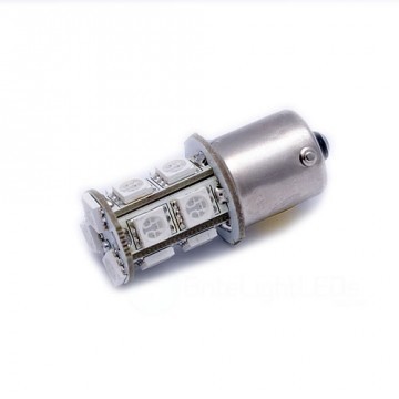BA15S LED 13-SMD ROOD 5050 - 12V LED lamp
