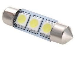 36mm 3 LED C5W SMD auto interieur dome lamp