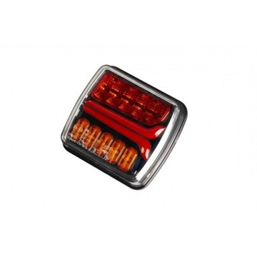 LED achterlichtcombinatie - 12 / 24V - 4 in 1 - 34 LED - Rechts