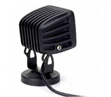 LED SPOT - 12W  - 3 LED - WIT incl. 4 filters - OFF-ROAD