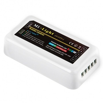 Slimme ontvanger voor ledstrip - 4 groepen - KLEUR + WIT