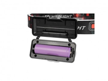 42115 5kamar led ladowalna latarka czolowa 1w 3w  250lm  1200mah  8 trybow  la010611