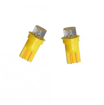 T10 LED geel W5W - 12V interieur lamp