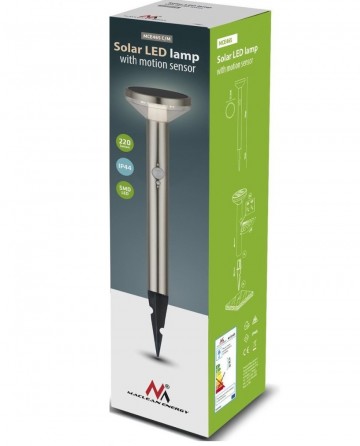 Solar LED grondspot - 1.7 Watt - Neutraal wit - Met bewegingssensor