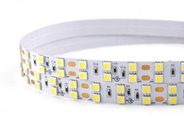 5 meter warm wit led strip - Dubbele rij - 120Leds/m - waterproof - IP67