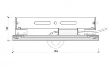 50W LED Lens light Aluminium