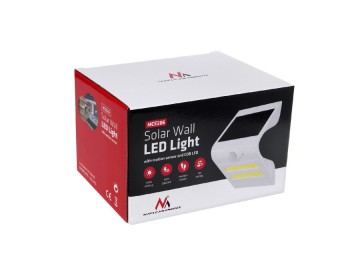 Solar LED Buitenlamp - 0.8 Watt - Schemer + bewegingssensor